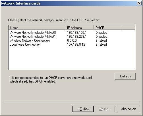 Dhcp Will Not Start Windows Vista